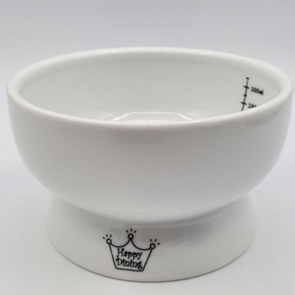Neco Ichi Raised Cat Water Bowl, Cat, Ceramic, Paw Prints and Cat Silhouette - Picture 6 of 9